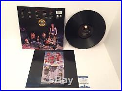 Slash Signed Guns N Roses Appetite For Destruction Vinyl Record Album Beckett