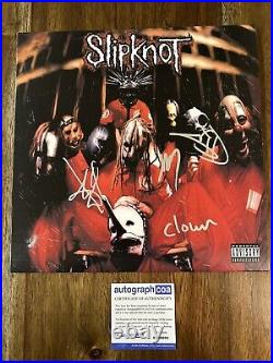 Slipknot' Signed Vinyl Album'Self Titled' Clown, Sid, Root, Mick ACOA
