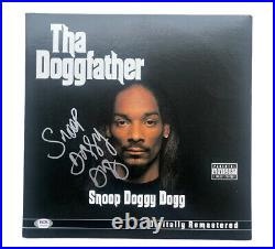 Snoop Dogg Signed Autograph Tha Doggfather Vinyl Album LP Psa/Dna Coa Full Name