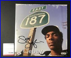 Snoop Dogg Signed Neva Left LP Record Album Vinyl FULL SIGNATURE PSADNA COA