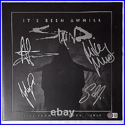 Staind Signed It's Been Awhile Anniv. Vinyl Record Album Beckett Autograph BAS