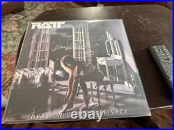 Stephen Pearcy & Warren Dimartini Ratt Signed Autograph Vinyl Album Lp +jsa Coa