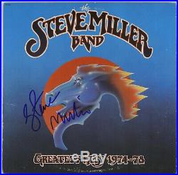 Steve Miller Band Greatest Hits 1974-78 Signed Autograph Record Album JSA Vinyl