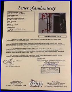 Steve Perry JSA Signed Autograph Record Street Talk Journey JSA COA