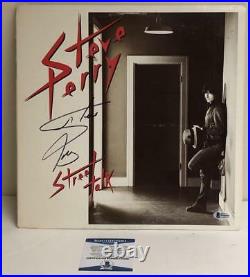 Steve Perry Signed Street Talk Album Vinyl Lp Authentic Autograph Beckett Coa