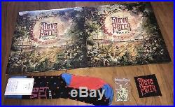 Steve Perry Signed Traces Blue Ocean Vinyl Album Keychain Socks Patch Sold Out