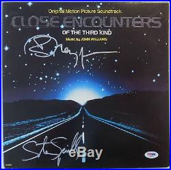 Steven Spielberg & Richard Dreyfuss Signed Vinyl Record Album (PSA/DNA) #S96933
