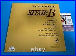 Stevie B In My Eyes Signed Auto 12 Vinyl Record Album JSA COA
