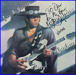 Stevie Ray Vaughan Signed Texas Flood Album Cover With Vinyl BAS #A80439