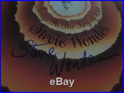 Stevie Wonder Motown Icon Signed Songs In The Key Of Life Album Record Vinyl