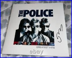 Sting Signed Vinyl Album Greatest Hits The Police With Proof