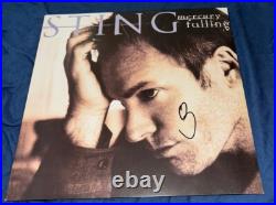 Sting Signed Vinyl Album Mercury Falling The Police With Proof