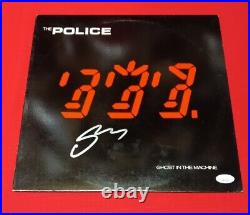 Sting THE POLICE Ghost In The Machine Vinyl Album Signed Autographed JSA
