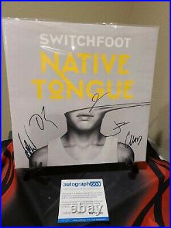Switchfoot Native Tongue Fully Signed Vinyl Lp Album Acoa Coa