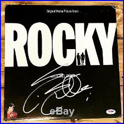 Sylvester Stallone Signed Autograph Rocky Album Soundtrack LP Vinyl Authentic