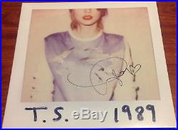 Taylor Swift Signed 1989 Vinyl Lp Album In Hand Official Limited Sold Out Proof