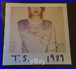 Taylor Swift Signed Autographed 1989 Album Vinyl T. S. 1989