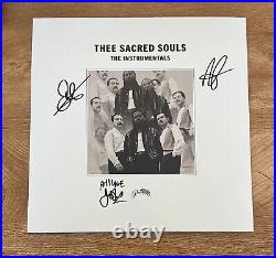 THEE SACRED SOULS signed vinyl album JOSH LANE, ALEX GARCIA & SAL SAMANO