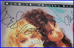 THE BANGLES Signed Autograph Walking Down Your Street Album Vinyl Record LP x4