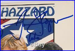 THE DUKES OF HAZZARD Signed Autograph Album LP Vinyl by 3 Schneider, Wopat, Bach