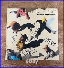 THE HEAD AND THE HEART signed vinyl album LIVING MIRAGE 3