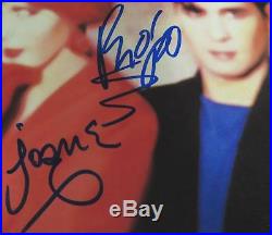 THE HUMAN LEAGUE Signed Autograph Crash Album Vinyl Record LP by All 3 Members
