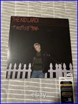 THE KID LAROI Signed VINYL Autographed The First Time Album LP JSA COA AUTOGRAPH