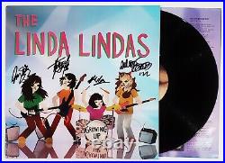 THE LINDA LINDAS SIGNED GROWING UP VINYL LP RECORD ALBUM With JSA CERT