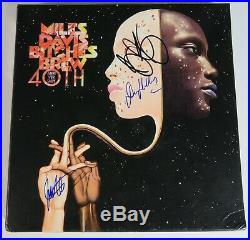 THE MILES DAVIS GROUP Signed Autograph Bitches Brew Album Vinyl Box Set