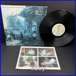 THE MOODY BLUES Band SIGNED Long Distance Voyager Vinyl Album LP COA x4 Framed THE MOODY BLUES Band SIGNED Long Distance Voyager Vinyl Album LP COA x4 Framed