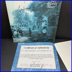THE MOODY BLUES Band SIGNED Long Distance Voyager Vinyl Album LP COA x4 Framed THE MOODY BLUES Band SIGNED Long Distance Voyager Vinyl Album LP COA x4 Framed