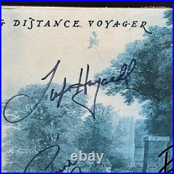 THE MOODY BLUES Band SIGNED Long Distance Voyager Vinyl Album LP COA x4 Framed THE MOODY BLUES Band SIGNED Long Distance Voyager Vinyl Album LP COA x4 Framed