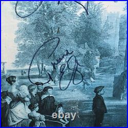 THE MOODY BLUES Band SIGNED Long Distance Voyager Vinyl Album LP COA x4 Framed THE MOODY BLUES Band SIGNED Long Distance Voyager Vinyl Album LP COA x4 Framed