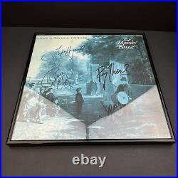 THE MOODY BLUES Band SIGNED Long Distance Voyager Vinyl Album LP COA x4 Framed THE MOODY BLUES Band SIGNED Long Distance Voyager Vinyl Album LP COA x4 Framed