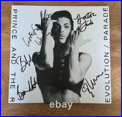 THE REVOLUTION signed vinyl album PRINCE AND THE REVOLUTION PARADE
