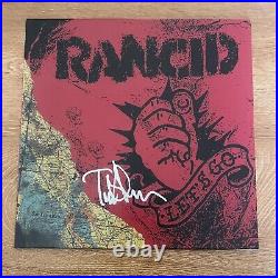 TIM ARMSTRONG signed vinyl album RANCID LET'S GO 1