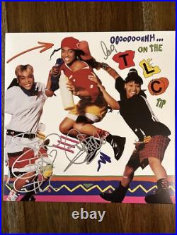 TLC' Signed Vinyl Album'On The TLC Tip' T-Boz & Chilli Beckett BSA PROOF