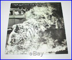TOM MORELLO SIGNED RAGE AGAINST THE MACHINE SELF TITLED VINYL ALBUM RECORD withCOA