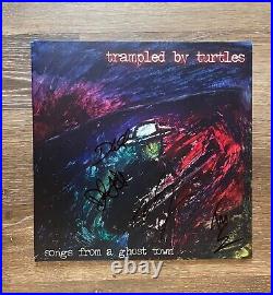 TRAMPLED BY TURTLES signed vinyl album SONGS FROM A GHOST TOWN 1
