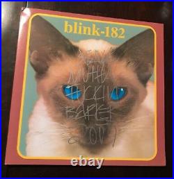 TRAVIS BARKER Signed BLINK 182 LP Album Vinyl INSCRIBED MUTHA F BARKER JSA/COA