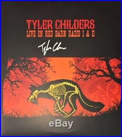 TYLER CHILDERS Auto Signed LIVE ON RED BARN RADIO 1 & 2 Vinyl LP Album withCOA