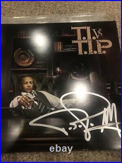 T. I. Atlanta Rapper SIGNED T. I. VS. T. I. P. Vinyl Record Album
