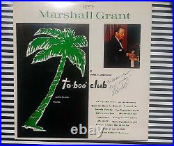 Ta-Boo Club Marshall Grant At James N Peterson's Tropical Vinyl LP Record SIGNED