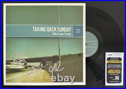 Taking Back Sunday Band Signed Tell All Your Friends Vinyl Record Album Jsa Coa