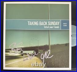 Taking Back Sunday Band Signed Tell All Your Friends Vinyl Record Album Jsa Coa