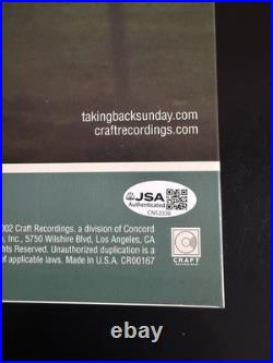Taking Back Sunday Band Signed Tell All Your Friends Vinyl Record Album Jsa Coa