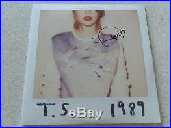 Taylor Swift 1989 (2-LP) Clear & Pink Vinyl Records Signed Autographed Album