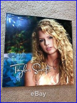 Taylor Swift Hand Signed Autographed Self Titled Album Lp Vinyl Authentic Proof