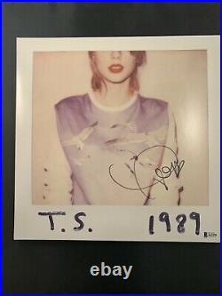 Taylor Swift Signed'1989' Album Vinyl Record Lp Bas Coa Loa Autograph