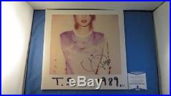 Taylor Swift Signed 1989 LP Vinyl Record Album Cover BAS COA Autograph